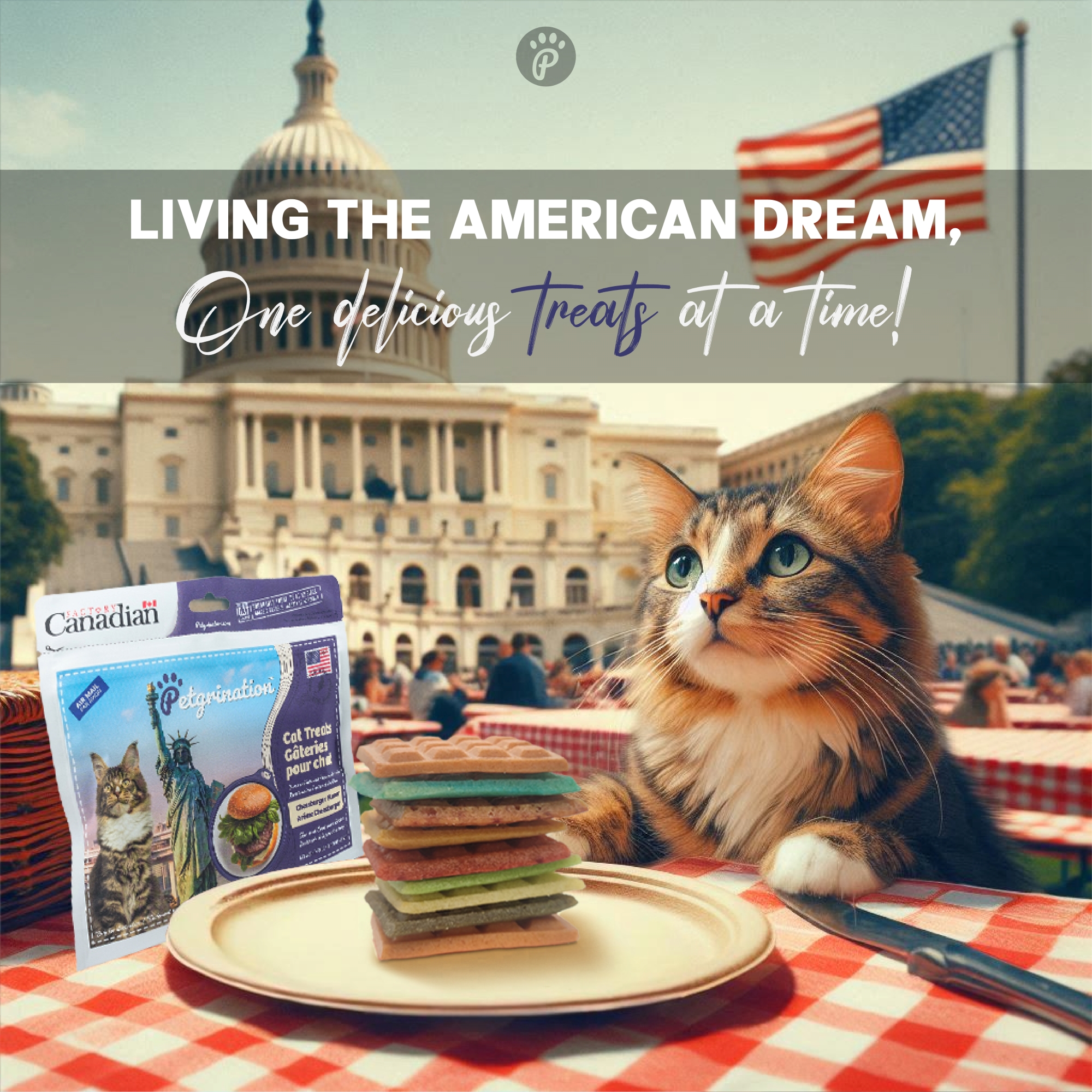 Crunchy Cat Treats Skin & Coat Care Recipe, American Cheeseburger Flavor, 1.48 oz (Pack of 1)