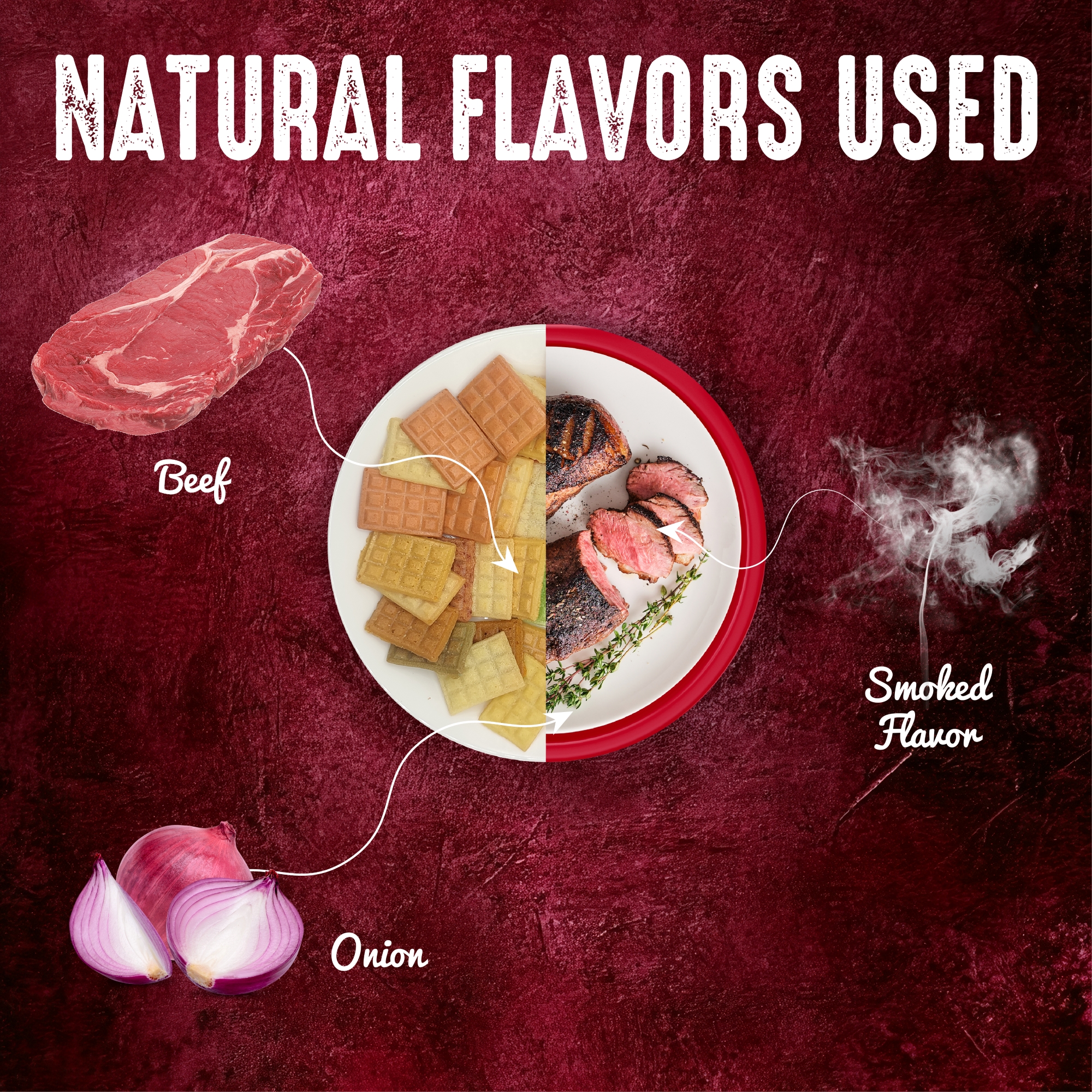 Crunchy Dog Treats Superfood Recipe, British Roast Beef Flavor, 1.48 oz (Pack of 1)