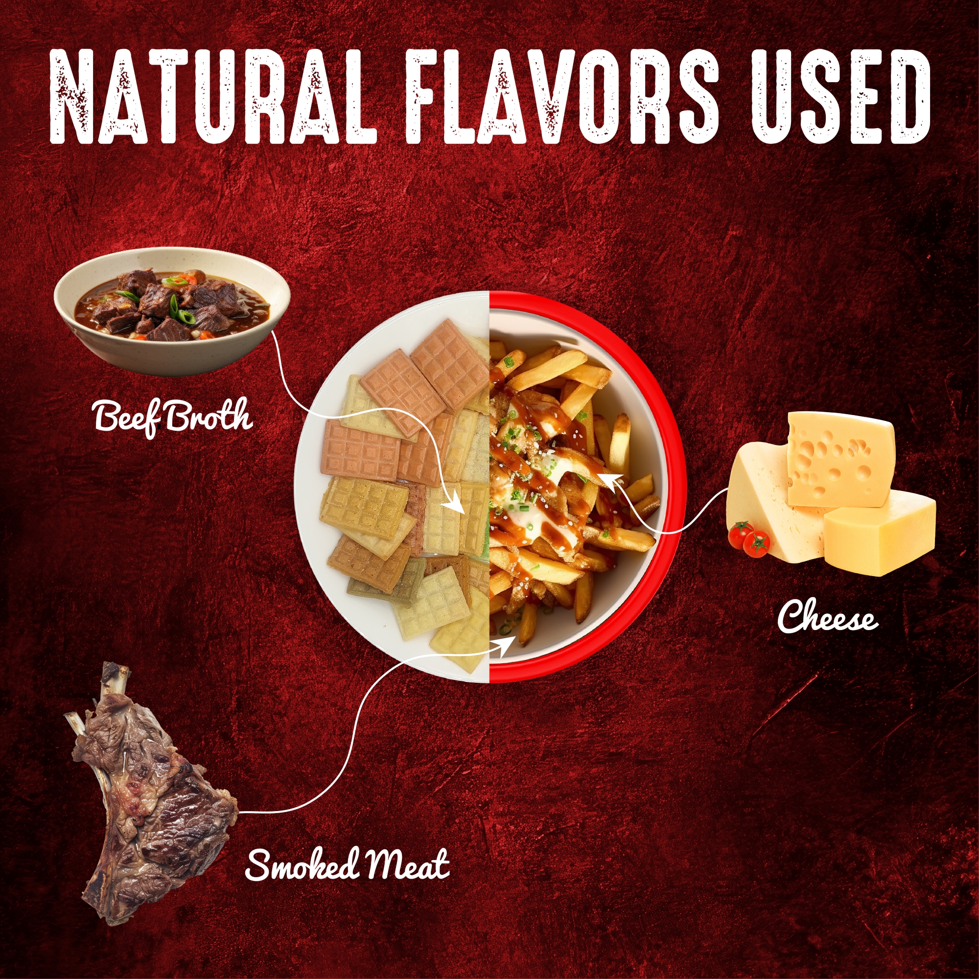 Crunchy Cat Treats Digestive Health Recipe, Canadian Poutine Flavor, 1.48 oz (Pack of 1)