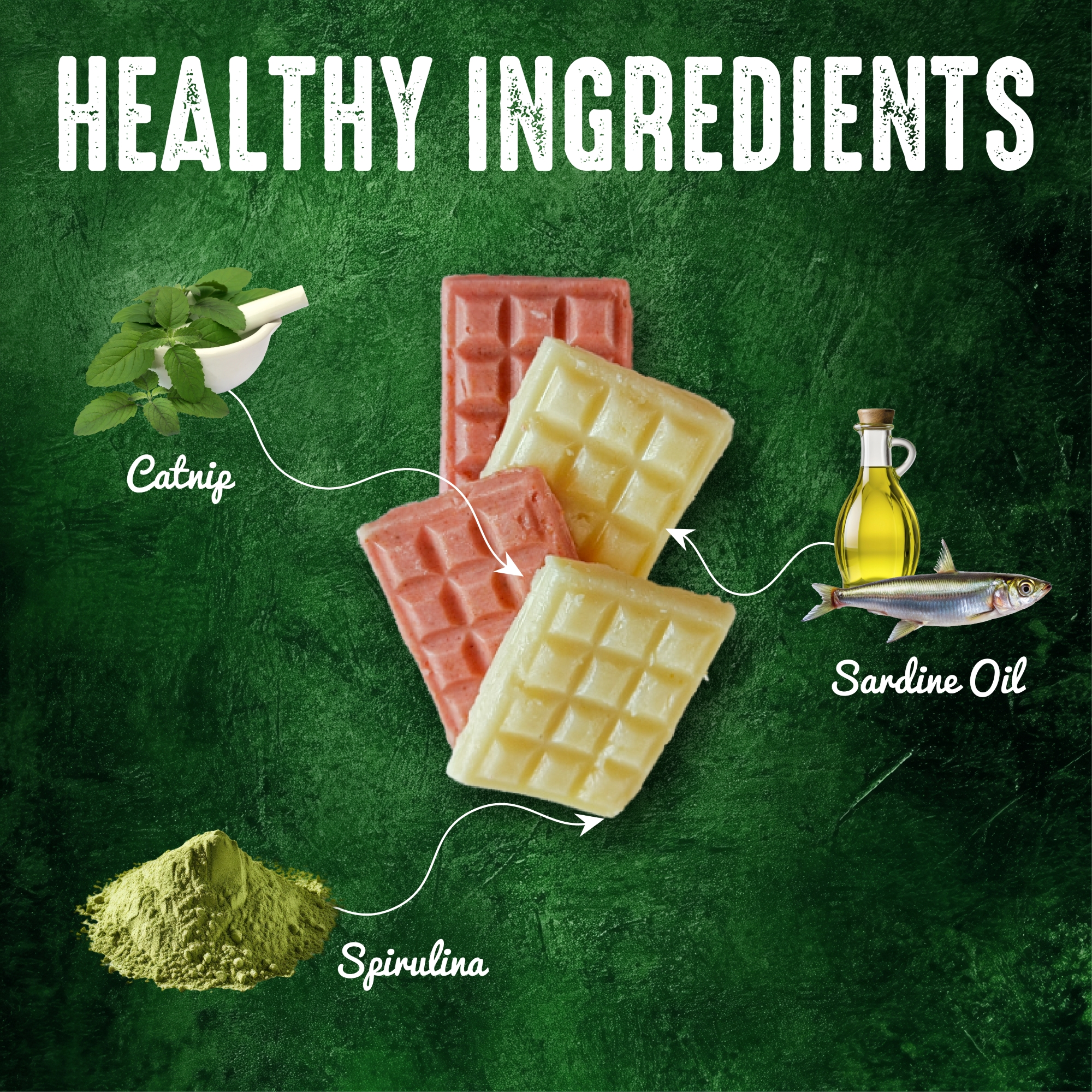 Crunchy Cat Treats Skin & Coat Care Recipe, Algerian Mechoui Flavor, 1.48 oz (Pack of 1)