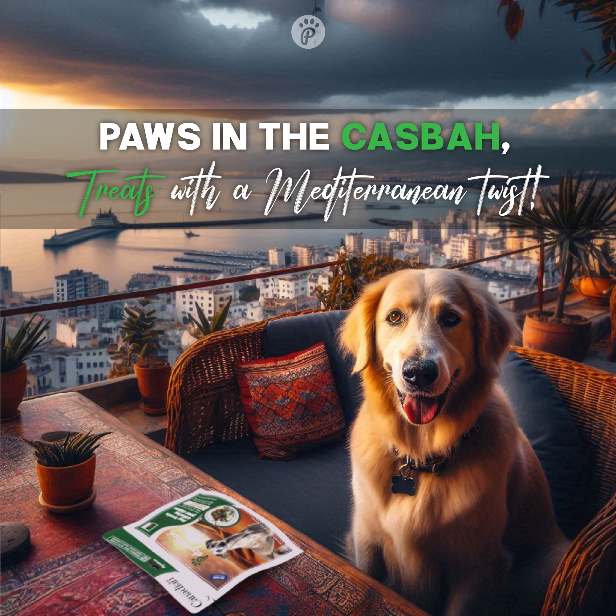 Crunchy Dog Treats Skin & Coat Care Recipe, Algerian Mechoui Flavor, 1.48 oz (Pack of 1)