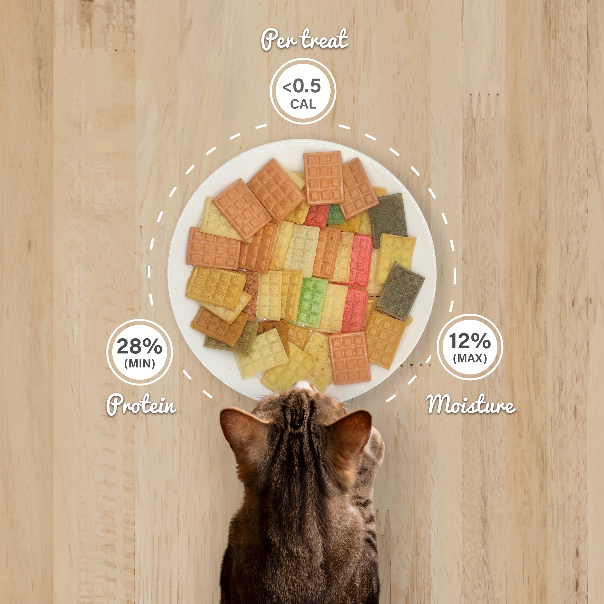 Crunchy Cat Treats Skin & Coat Care Recipe, Argentinian Asado Flavor, 1.48 oz (Pack of 1)