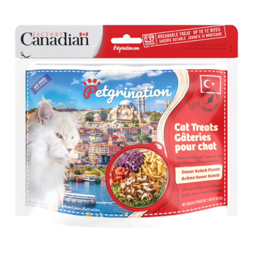 Crunchy Cat Treats Skin & Coat Care Recipe, Turkish Doner Kebab Flavor, 1.48 oz (Pack of 1)