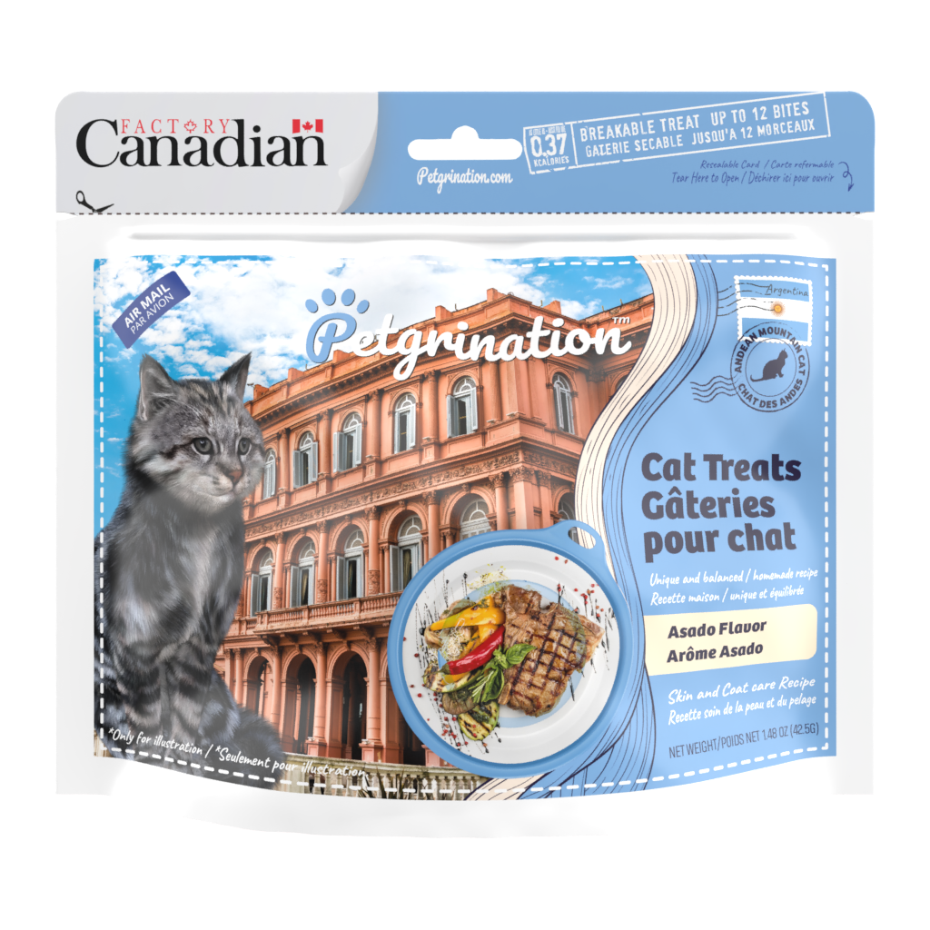 Crunchy Cat Treats Skin & Coat Care Recipe, Argentinian Asado Flavor, 1.48 oz (Pack of 1)