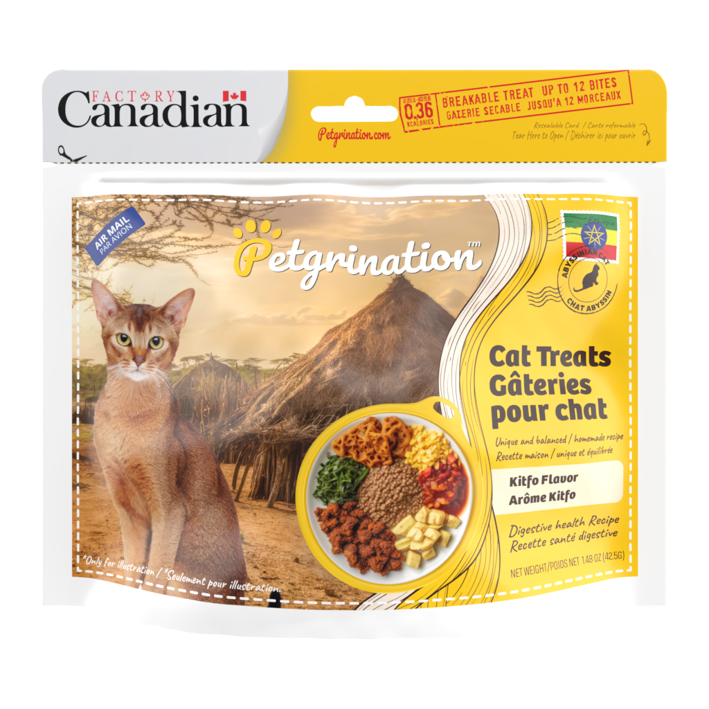 Crunchy Cat Treats Digestive Health Recipe, Ethiopian Kitfo Flavor, 1.48 oz (Pack of 1)