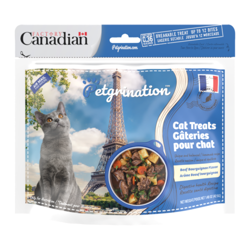 Crunchy Cat Treats Digestive Health Recipe, French Beef Bourguignon Flavor, 1.48 oz (Pack of 1)
