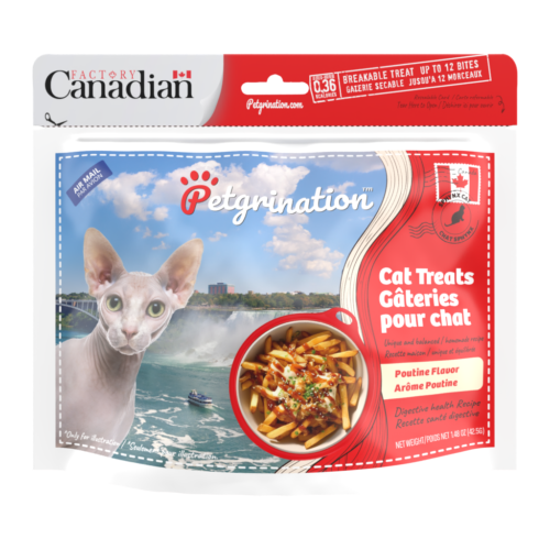 Crunchy Cat Treats Digestive Health Recipe, Canadian Poutine Flavor, 1.48 oz (Pack of 1)