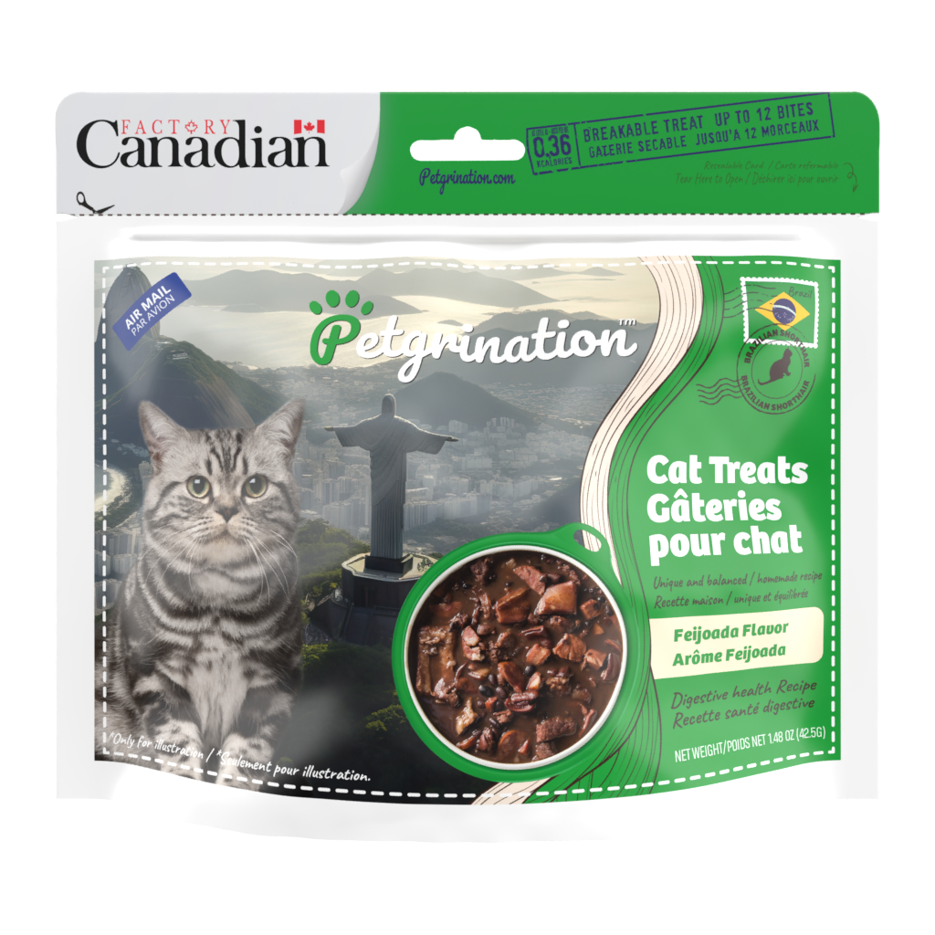 Crunchy Cat Treats Digestive Health Recipe, Brazilian Feijoada Flavor, 1.48 oz (Pack of 1)