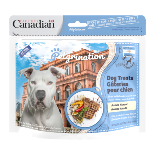 Crunchy Dog Treats Skin & Coat Care Recipe, Argentinian Asado Flavor, 1.48 oz (Pack of 1)