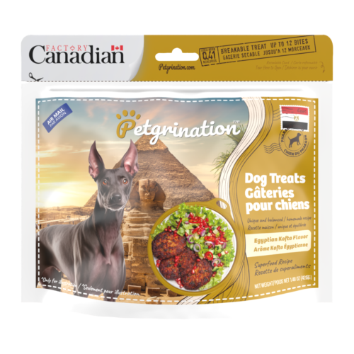 Crunchy Dog Treats Superfood Recipe, Egyptian Kofta Flavor, 1.48 oz (Pack of 1)