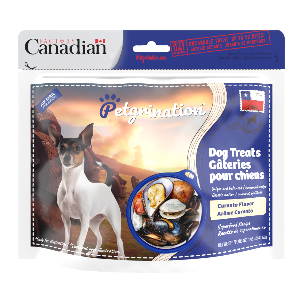 Crunchy Dog Treats Superfood Recipe, Chilean Curanto Flavor, 1.48 oz (Pack of 1)