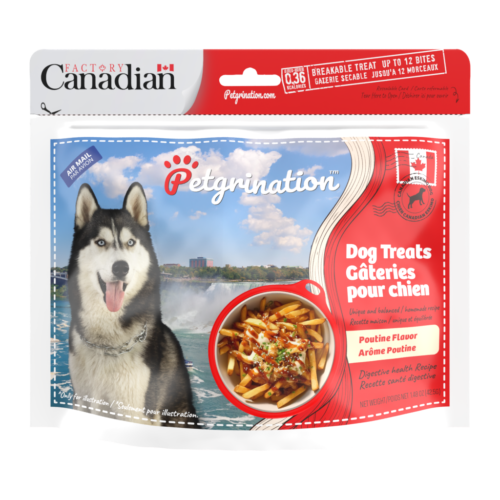Crunchy Dog Treats Digestive Health Recipe, Canadian Poutine Flavor, 1.48 oz (Pack of 1)