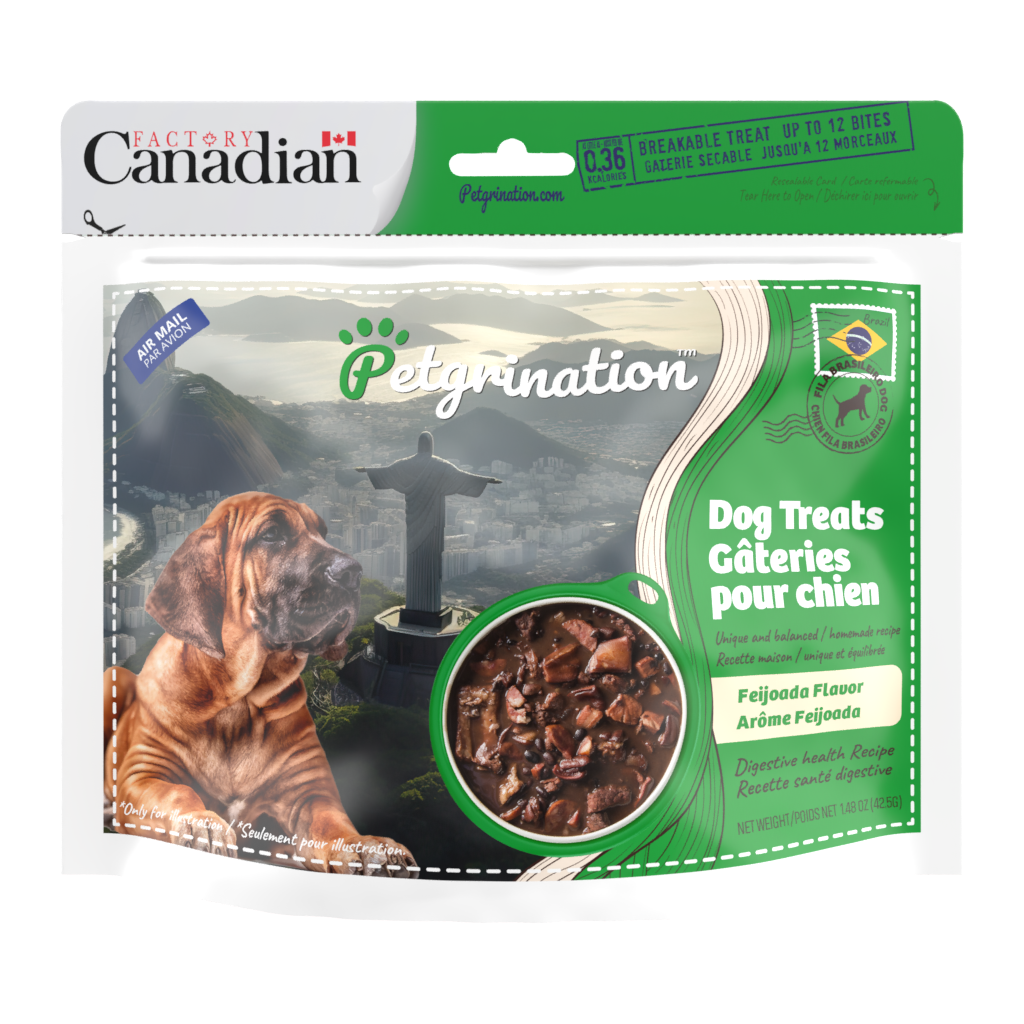 Crunchy Dog Treats Digestive Health Recipe, Brazilian Feijoada Flavor, 1.48 oz (Pack of 1)