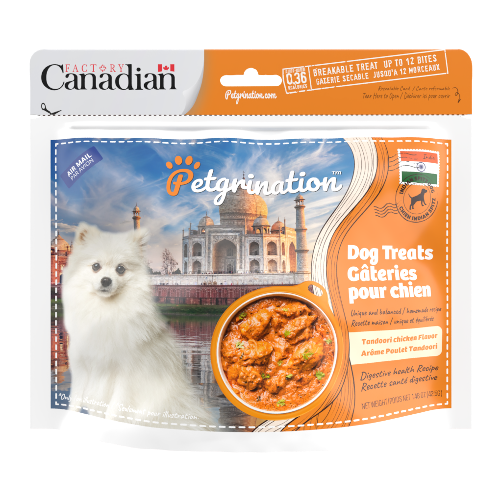 Crunchy Dog Treats Digestive Health Recipe, Indian Tandoori Chicken Flavor, 1.48 oz (Pack of 1)