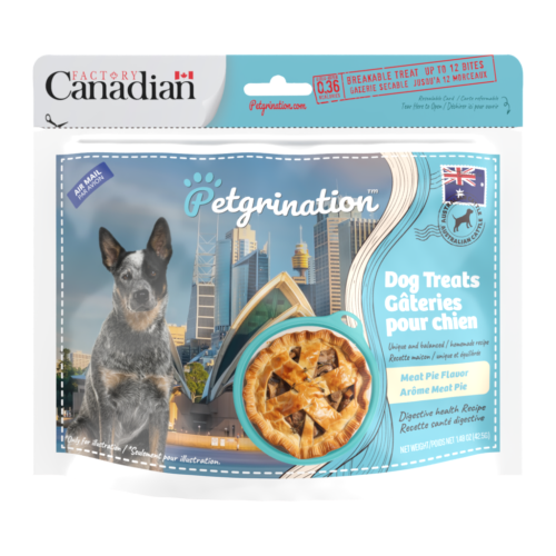 Crunchy Dog Treats Digestive Health Recipe, Australian Meat Pie Flavor, 1.48 oz (Pack of 1)