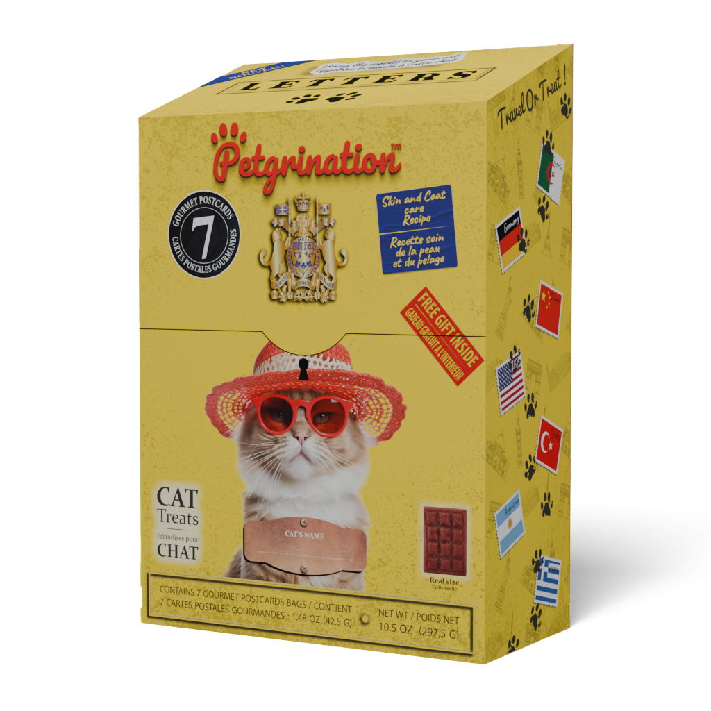 Crunchy Cat Treats Skin & Coat Care Recipe, 10.5 oz. (7 Global Dishes Variety Pack & 1 Gift)